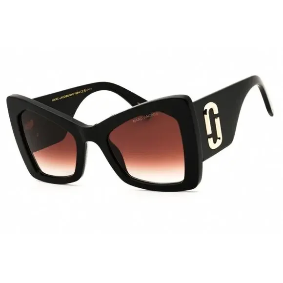 NEW!!! Marc Jacobs MARC 761/S 0807HA Black Sunglasses authentic