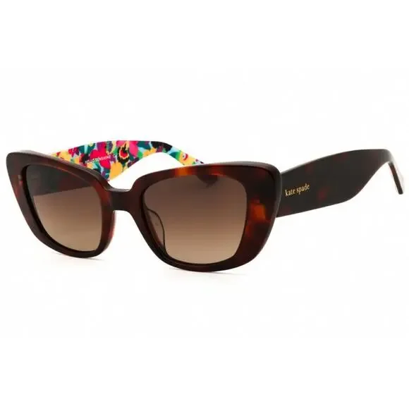 NEW!!! Kate Spade FABIA/S 0086HA Havana Sunglasses authentic