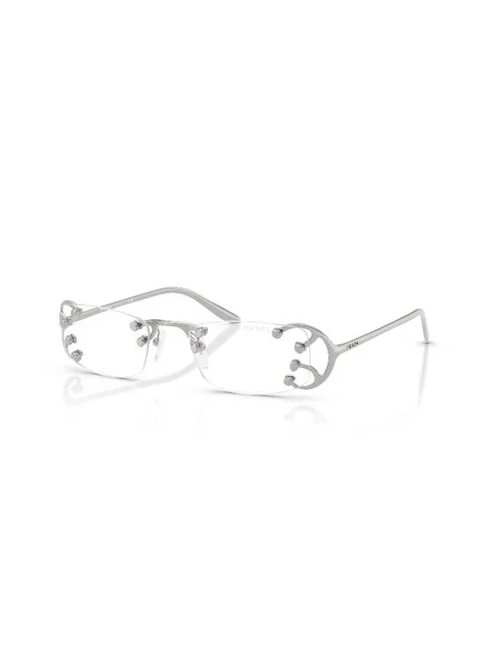 New Prada Women's Sunglasses Metal Frame PR C57S 28H08N 52