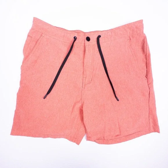 Surf & Swim‎ Co. Board Hybrid Shorts Large Salmon Coral