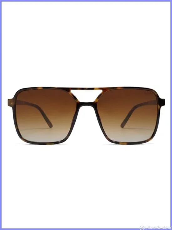 SOJOS Retro Aviator Square Sunglasses UV400 Full Frame Adult