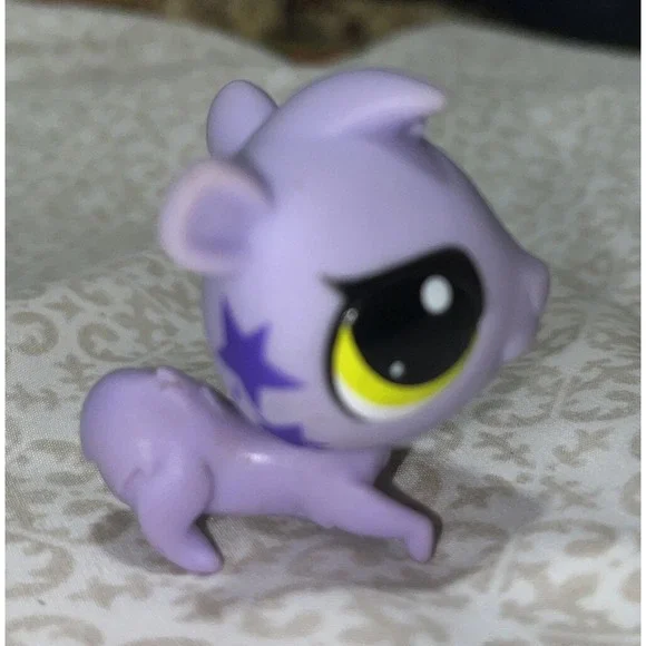 LPS Guinea Pig 3510 Littlest Pet Shop #3510‎ Stars Purple Yellow Eyes 2