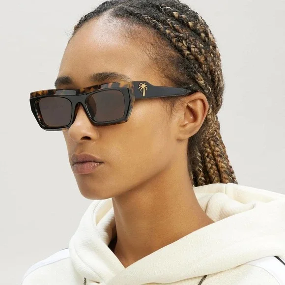 New! PALM ANGELS Sunglasses PERI028 0107, Authentic