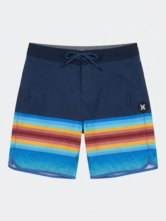 Hurley Navy‎ & Multi-Stripe Men’s Boardshorts