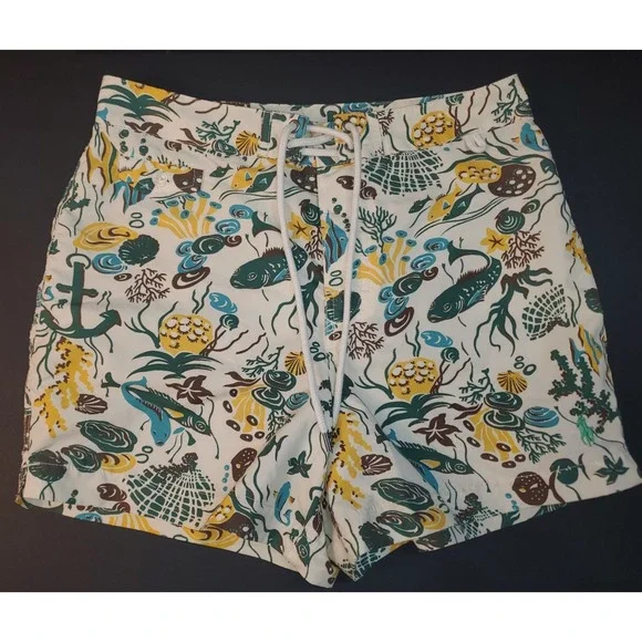 Polo Ralph Lauren Shorts Men's Size 30 Koi Fish Board SHORTS‎ Unlined