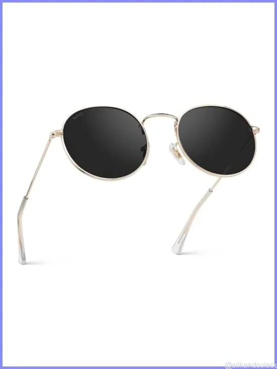 Polarized Round Sunglasses UV400 Full Frame Hiking Driving Beach Eyewear