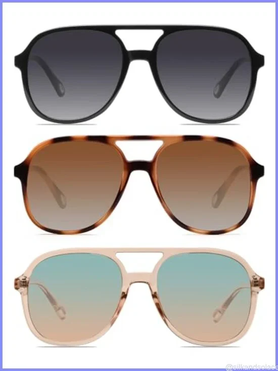 Retro Aviator Sunglasses UV400 Double Bridge Square Frames Unisex Eyewear