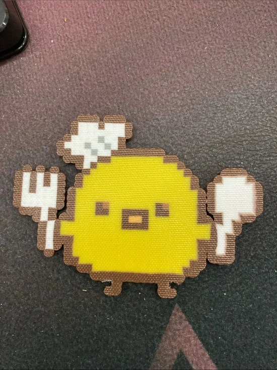 Yellow Pixel Chick Enrichment Toy for Small Pets