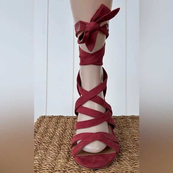 Torrid Brand Women’s‎ Faux Suede Gladiator Sandals Size 8.5W