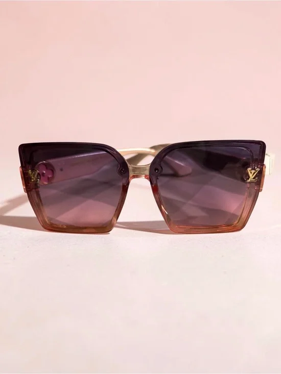 New Fun Sunglasses Pink Square