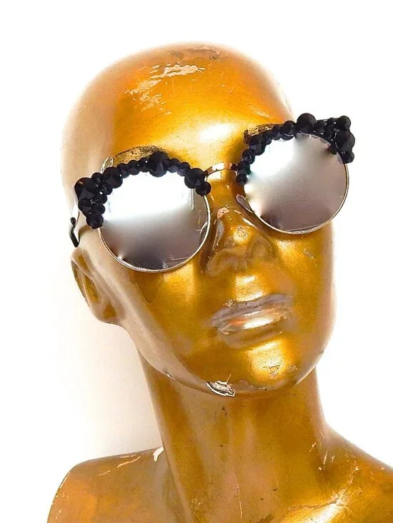 GASOLINE GLAMOUR DEVILS TONGUE ACID COCO GLASSES 🖤🖤🖤