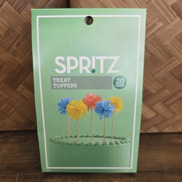 Spritz‎ Treat Toppers 20 Count Cupcakes Cake Topper Party Supplies Decorative