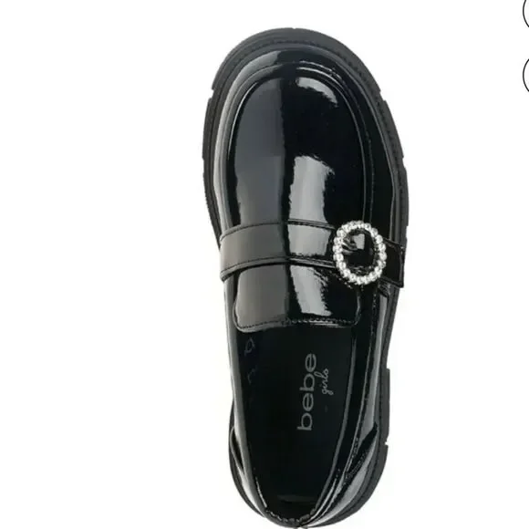 BRAND NEW BEBE TRENDY SLIP ON MARY JANE LOAFERS FOR BIG Girls