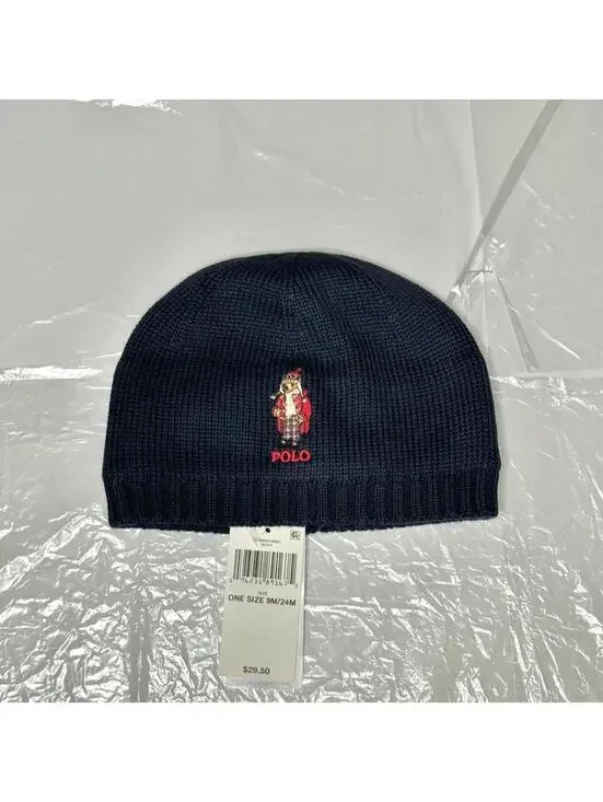 Ralph Lauren Kid's Black and Navy Hat