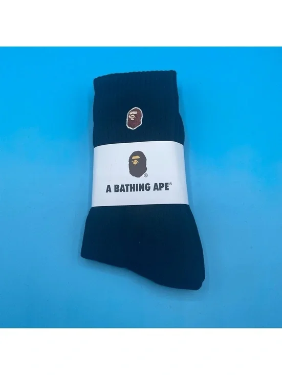 A Bathing Ape Black Casual Socks