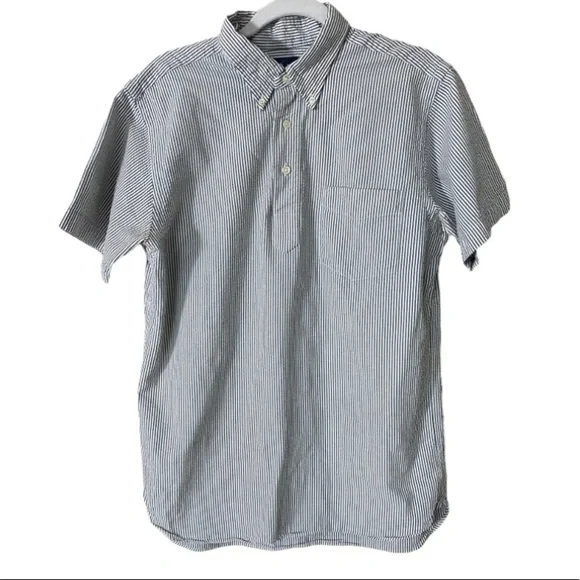 Ralph Lauren seersucker front pocket shirt m