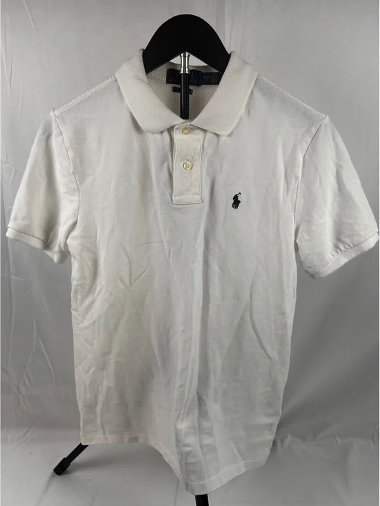 Polo Ralph Lauren Classic Fit White Polo Shirt, Size L (14-16)