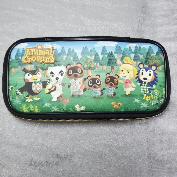 Nintendo Switch Animal Crossing Hard Shell‎ Deluxe Carrying Case Traveler