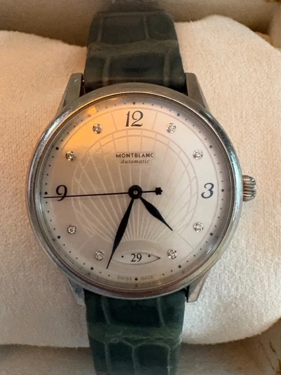 Montblanc Bohème Automatic Diamond Mother of Pearl Watch w/ Box
