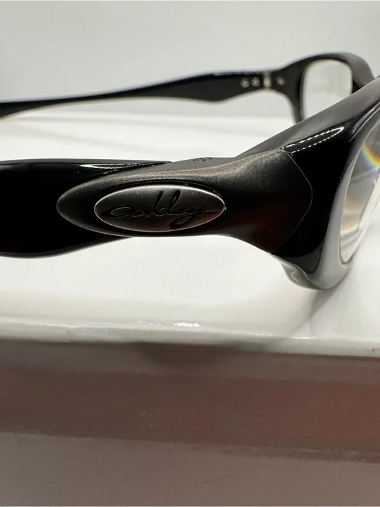 Vintage Oakley Haylon Frames Only Black Oval Wrap Y2K 28 Rare CE Replacement Ite