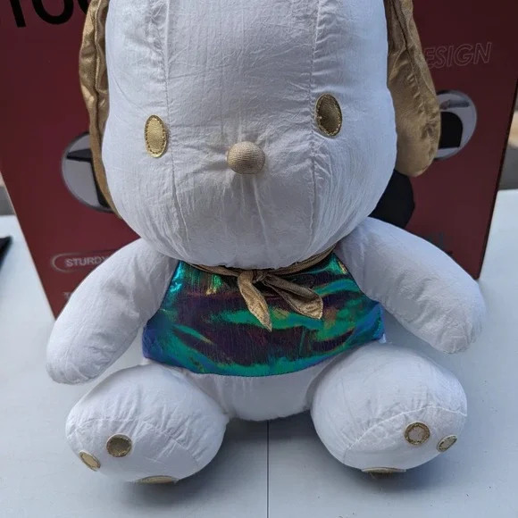 Vintage Rare‎ Sanrio Pochacco Nylon Metallic Plush,