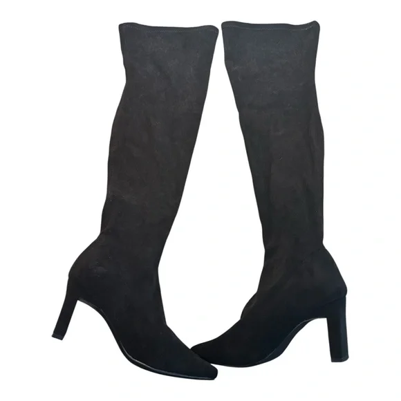 French Connection Charli Suede Over-The-Knee Boot Heels‎ Size 7.5