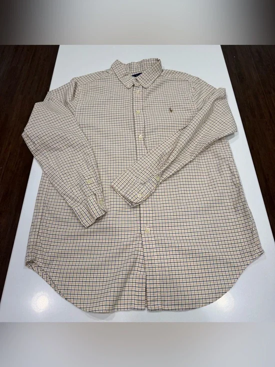 Polo Ralph Lauren Boys Cotton Button Down Shirt Size Boys XL