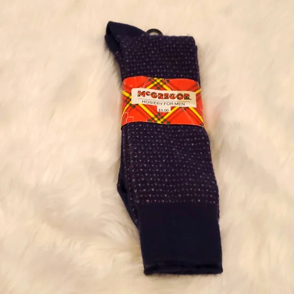 Vintage 1980s McGregor Hosiery for men socks New Fits 10-13