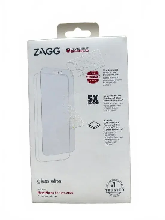 ZAGG InvisibleShield Glass Elite Screen Protector for iPhone 14 Pro 6.1