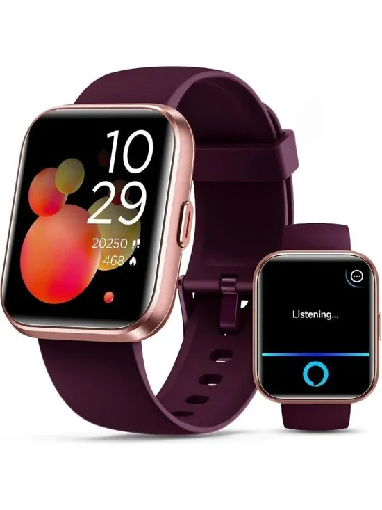 Stylish Fitness Smart Watch for Women - Heart Rate, Sleep Tracking, Alexa Alerts