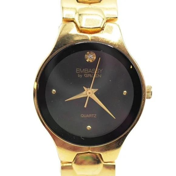 Women's Gruen Analog Quartz Watch‎ Wristwatch New Battery