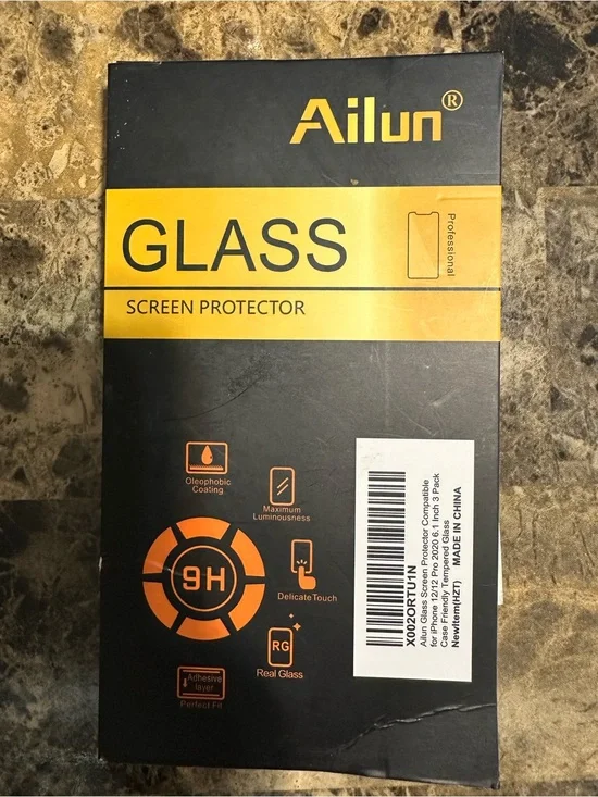Ailun Tempered Glass Screen Protector - pack of 3 for iPhone 12