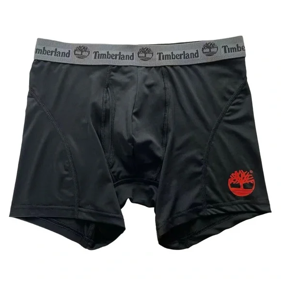 Timberland Men Performance Cool Dry Underwear Boxer M‎ Trunk 9-inch Briefs 3 Pk