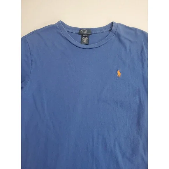 Polo By Ralph Lauren Youth Boy's Short Sleeve Polo Shirt,‎ Blue, XL