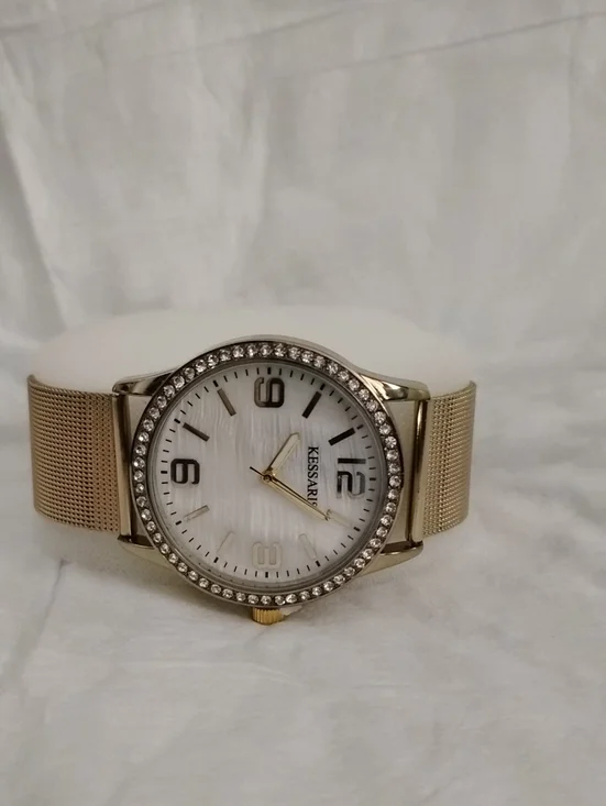 Kessaris Goldtone Bracelet Watch