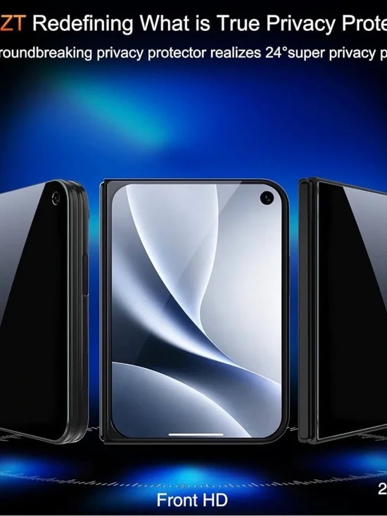 Foldable Smartphone with Privacy Display - Black