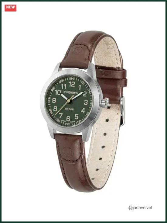 Women's Minimalist Analog Quartz Watch Leather Strap Slim Dress Watch