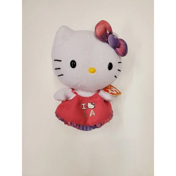 Ty Beanie Babies‎ Hello Kitty I Love LA Plush 6