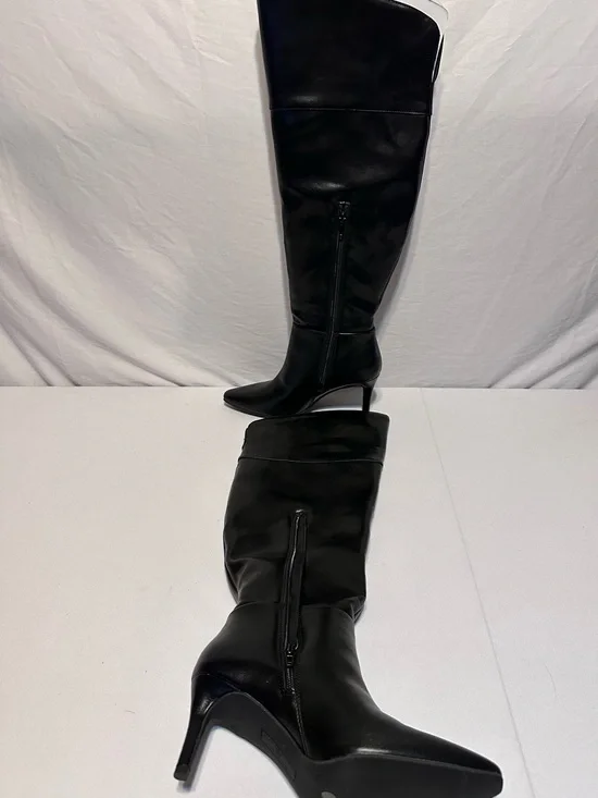 Worthington Black Over-the-Knee Pointed Stiletto Boots