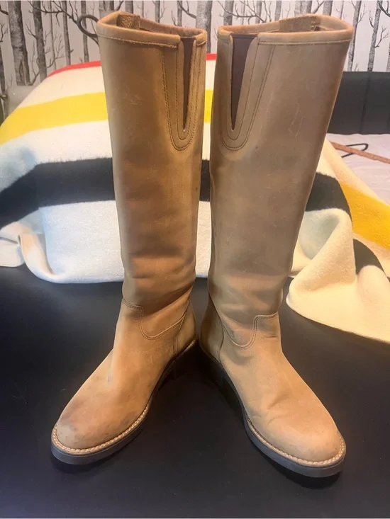 Ariat Tall Leather Boots - Tan