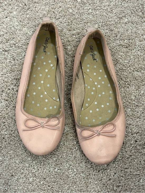 Cat & Jack Light Pink Bow Ballet Flats