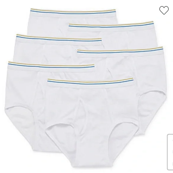 STAFFORD 6p Full Cut Briefs 100% Cotton Size 40 $28 lcsr