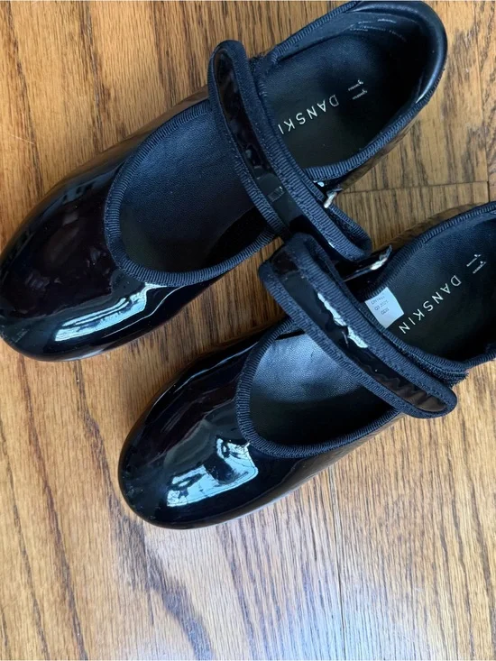 Danskin Black Patent Mary Jane Tap Shoes for Girls