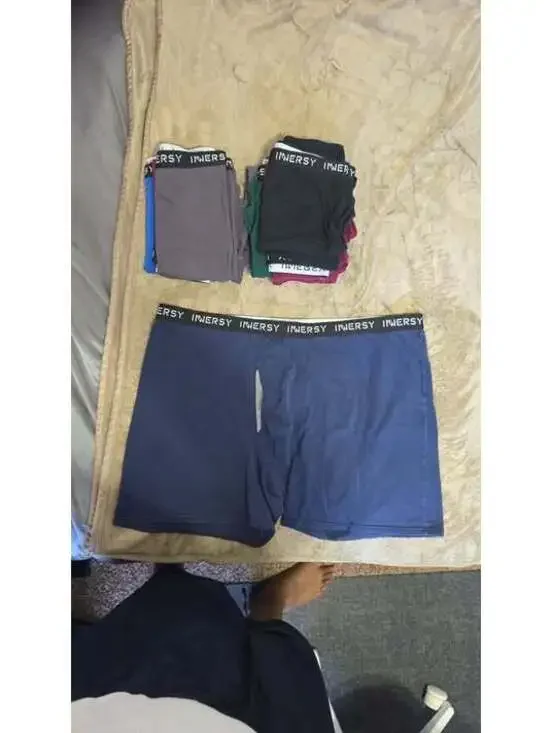 INERSY Men's Boxer Briefs 8-Pack Lot – Stretch Fit Underwear Bundle