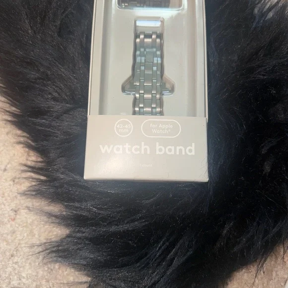 Apple Silver Stainless Steel Link Watch Band