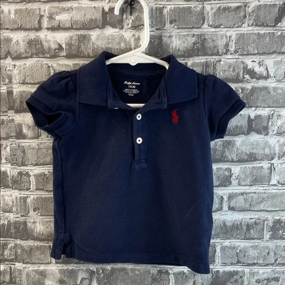 Ralph Lauren Kids Polo‎ Shirt in Navy with Red Logo