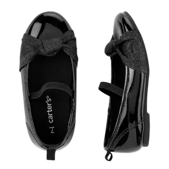 Carter's Patent Leather Toddler Ballet Flats Dress Shoes Size 7