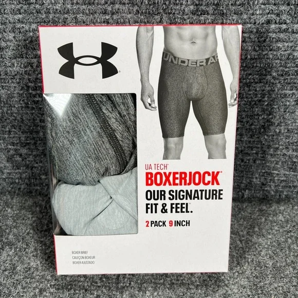 Under Armour Boxerjock Underwear 2 Pack Small 9