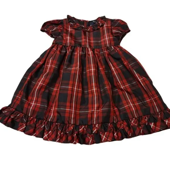 Ralph Lauren plaid holiday dress, sz 24 months