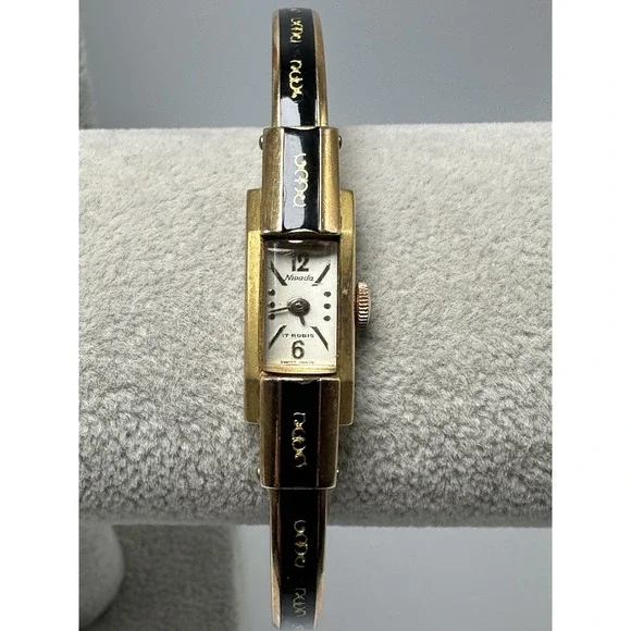Nivada Bangle Cuff Ladies Watch Manual Wind 11MM 5.5